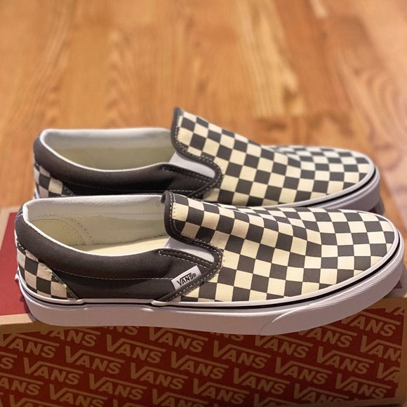 Vans Other - Vans Checkerboard Slip-On Shoes VN0A4BV3TB5 Pewter